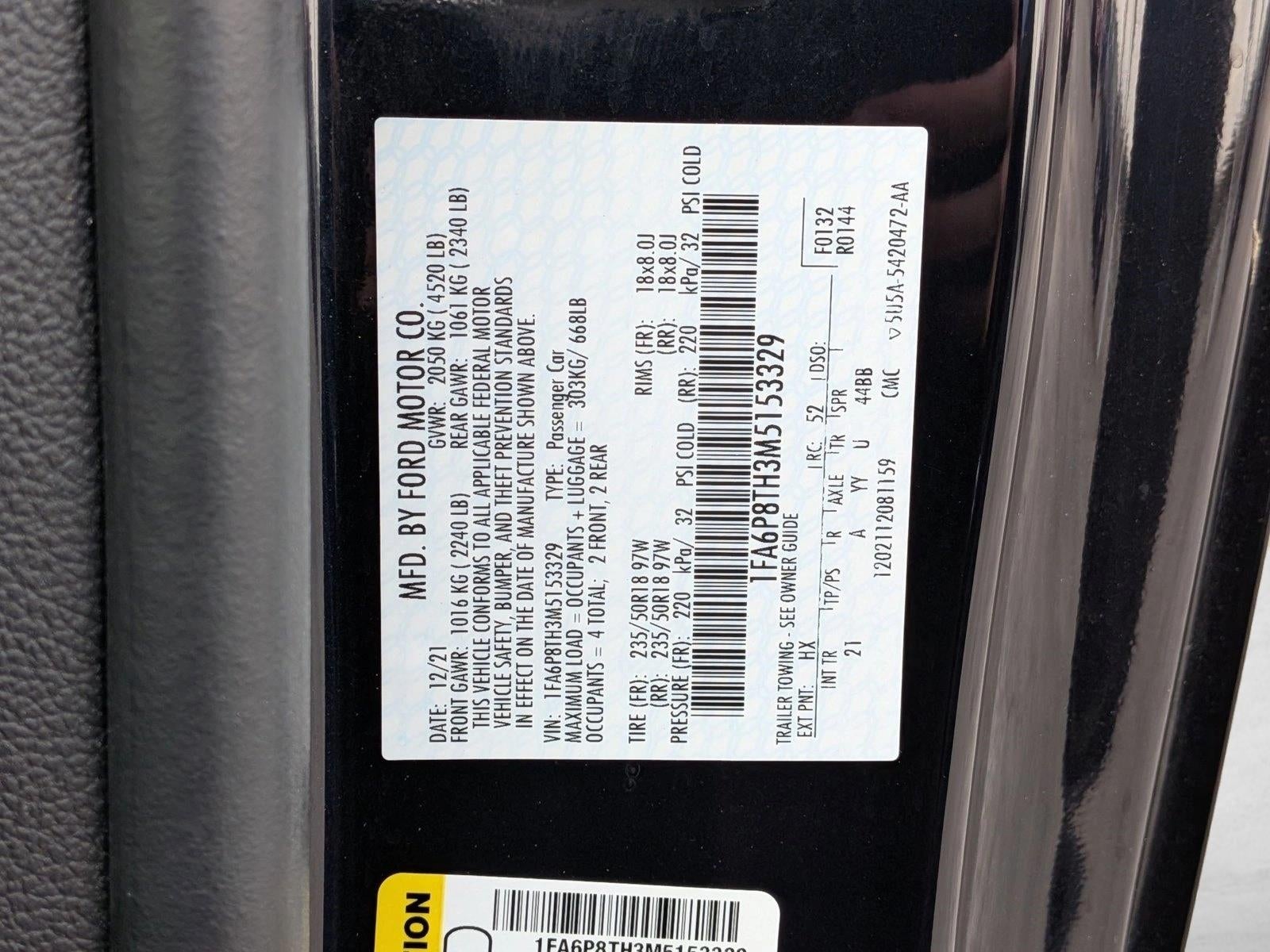 2021 Ford Mustang EcoBoost Fastback