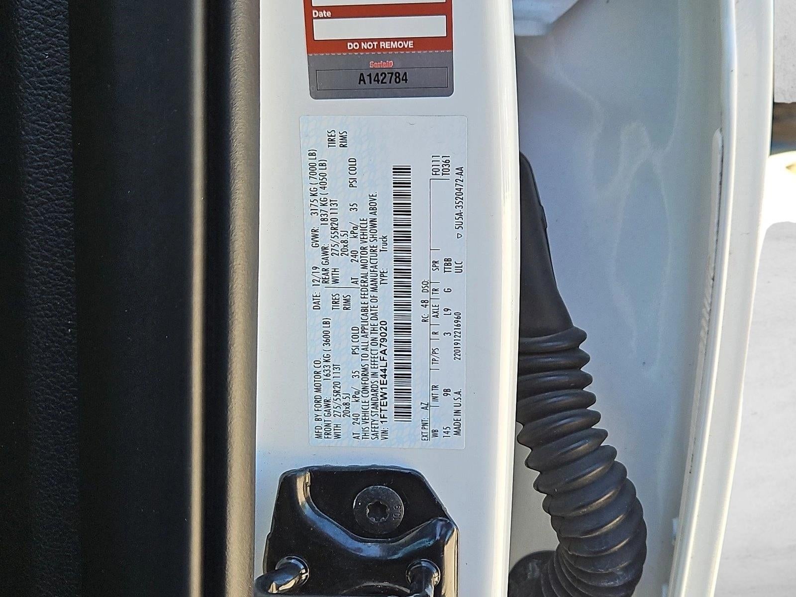 2020 Ford F-150 Platinum 4WD SuperCrew 5.5' Box
