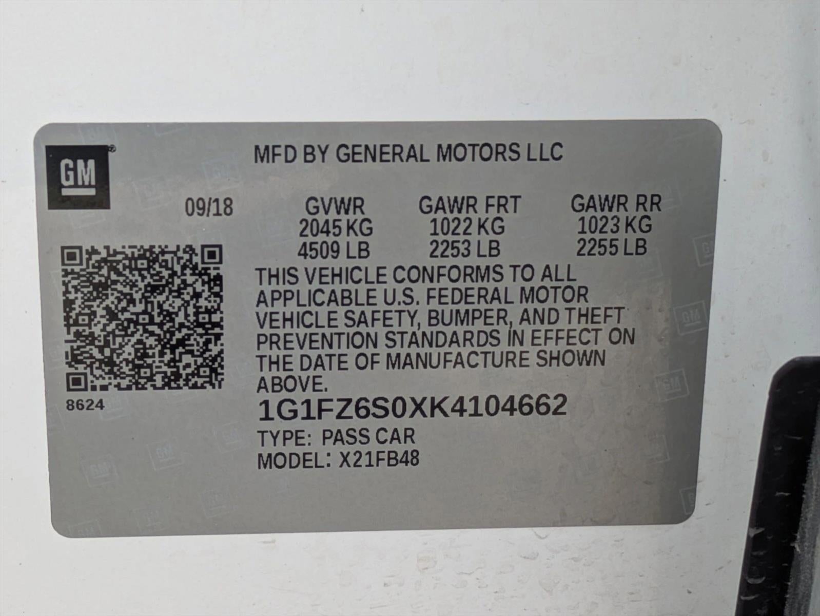 2019 Chevrolet Bolt EV 5dr Wgn Premier