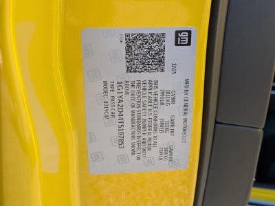 2026 Chevrolet Corvette Stingray Stingray Coupe 1LT