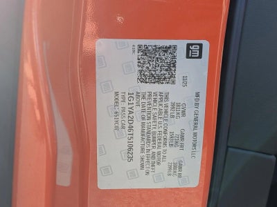 2026 Chevrolet Corvette Stingray Stingray Coupe 1LT