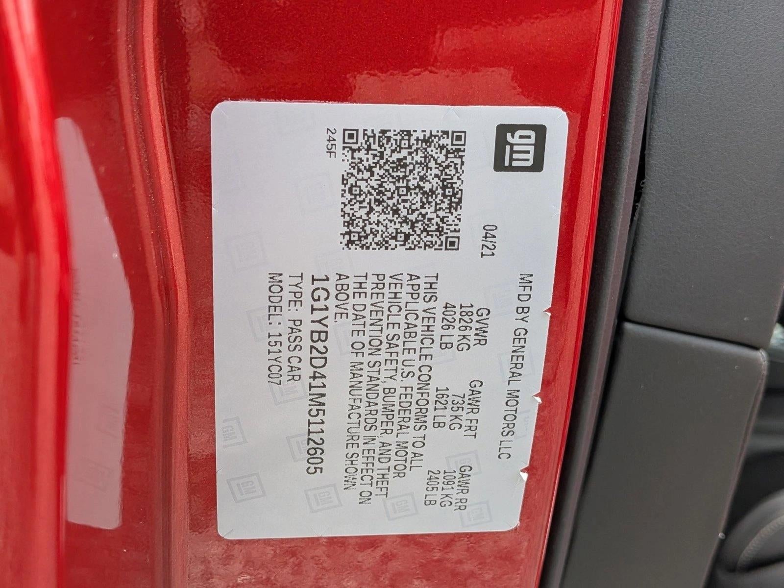 2021 Chevrolet Corvette Stingray Stingray Coupe 2LT