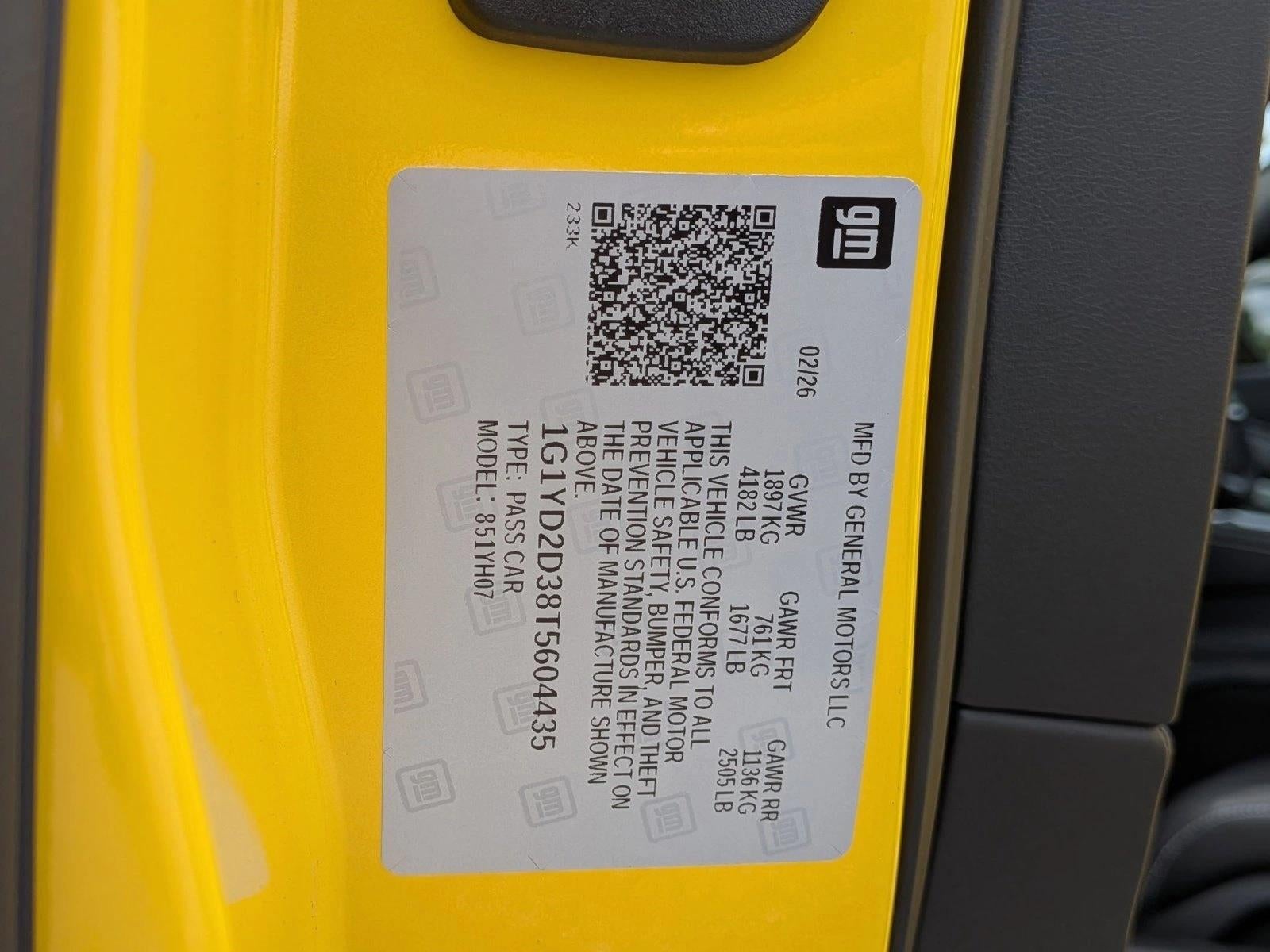 2026 Chevrolet Corvette Z06 Z06 Coupe 1LZ