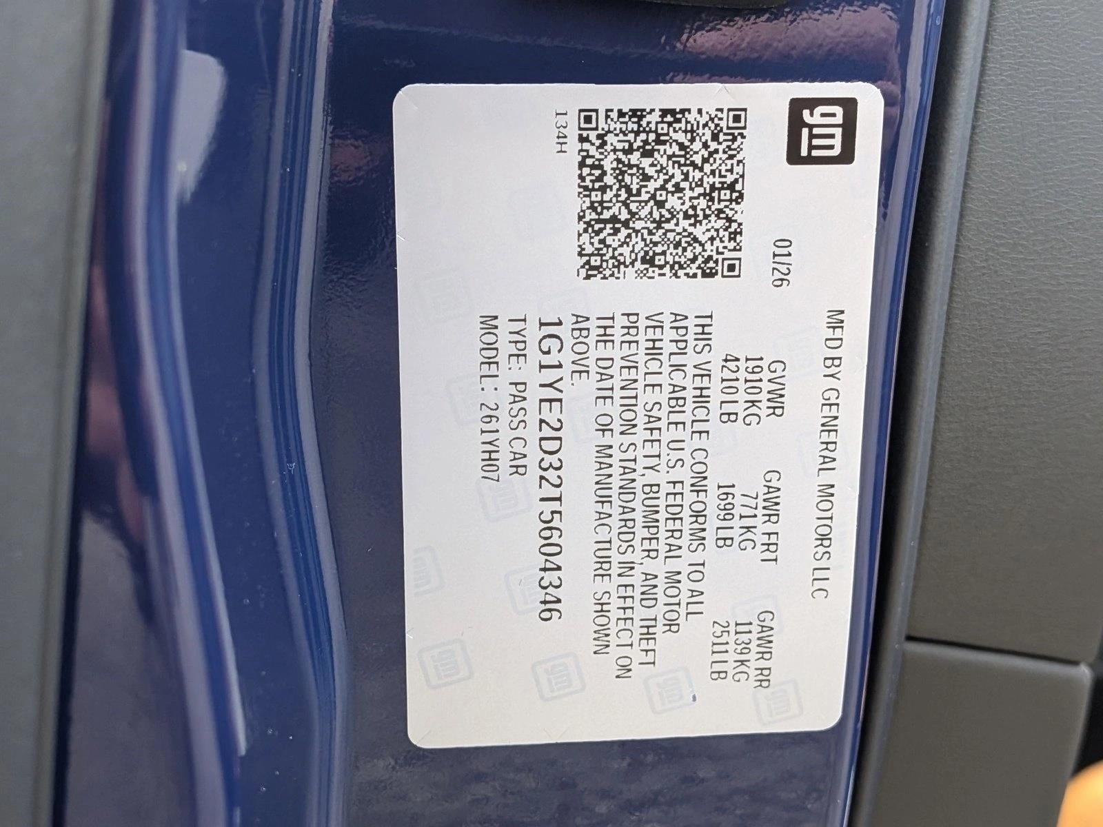 2026 Chevrolet Corvette Z06 Z06 Coupe 2LZ