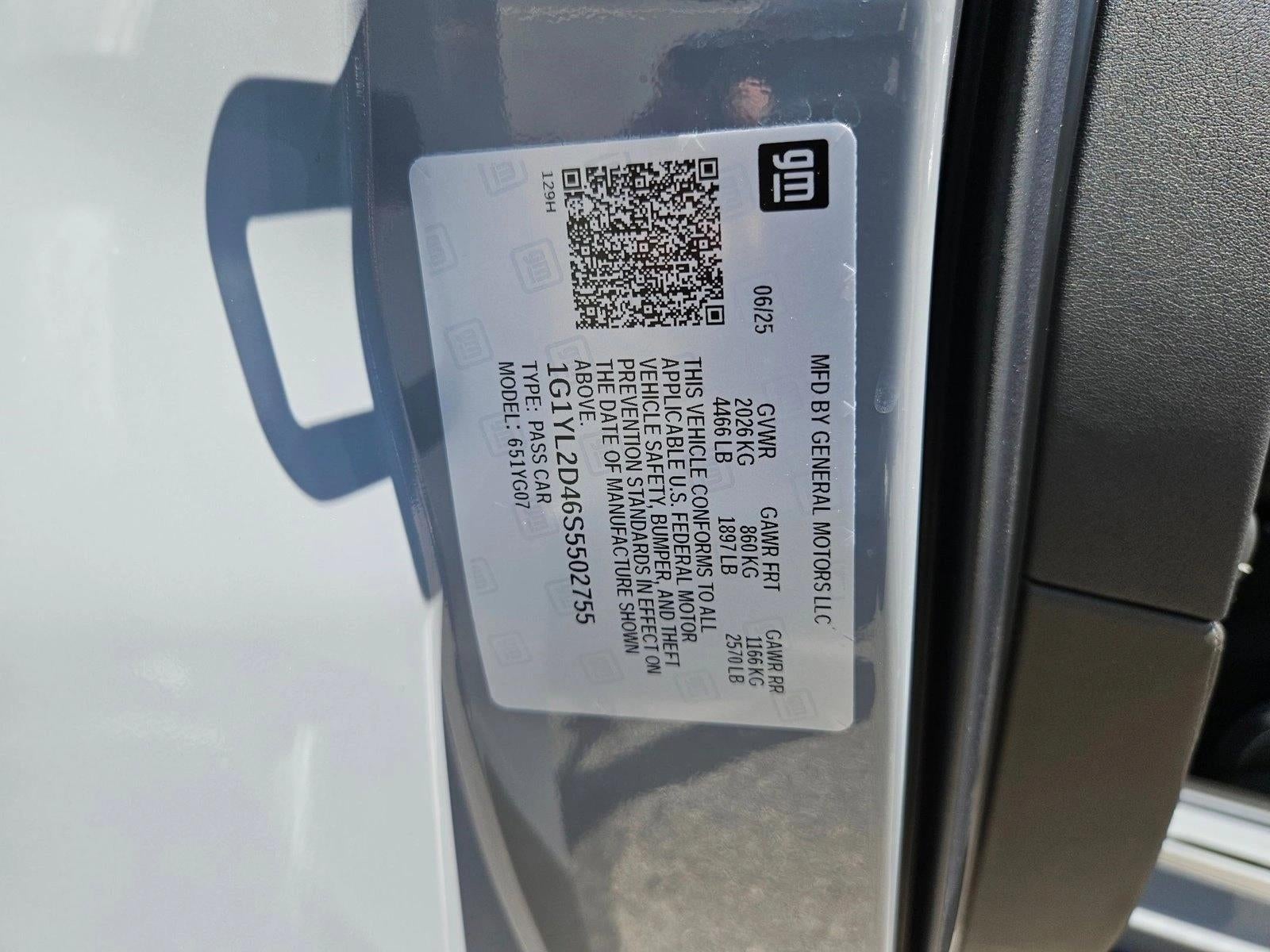 2025 Chevrolet Corvette E-Ray E-Ray Coupe 2LZ