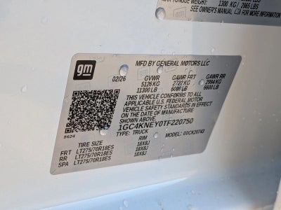 2026 Chevrolet Silverado 2500 HD Crew Cab Standard Box 4-Wheel Drive LT