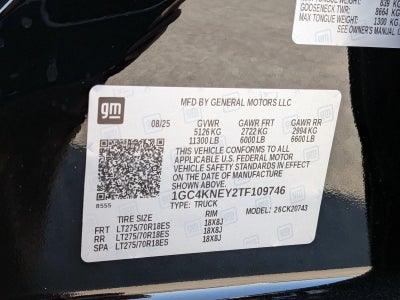 2026 Chevrolet Silverado 2500 HD Crew Cab Standard Box 4-Wheel Drive LT