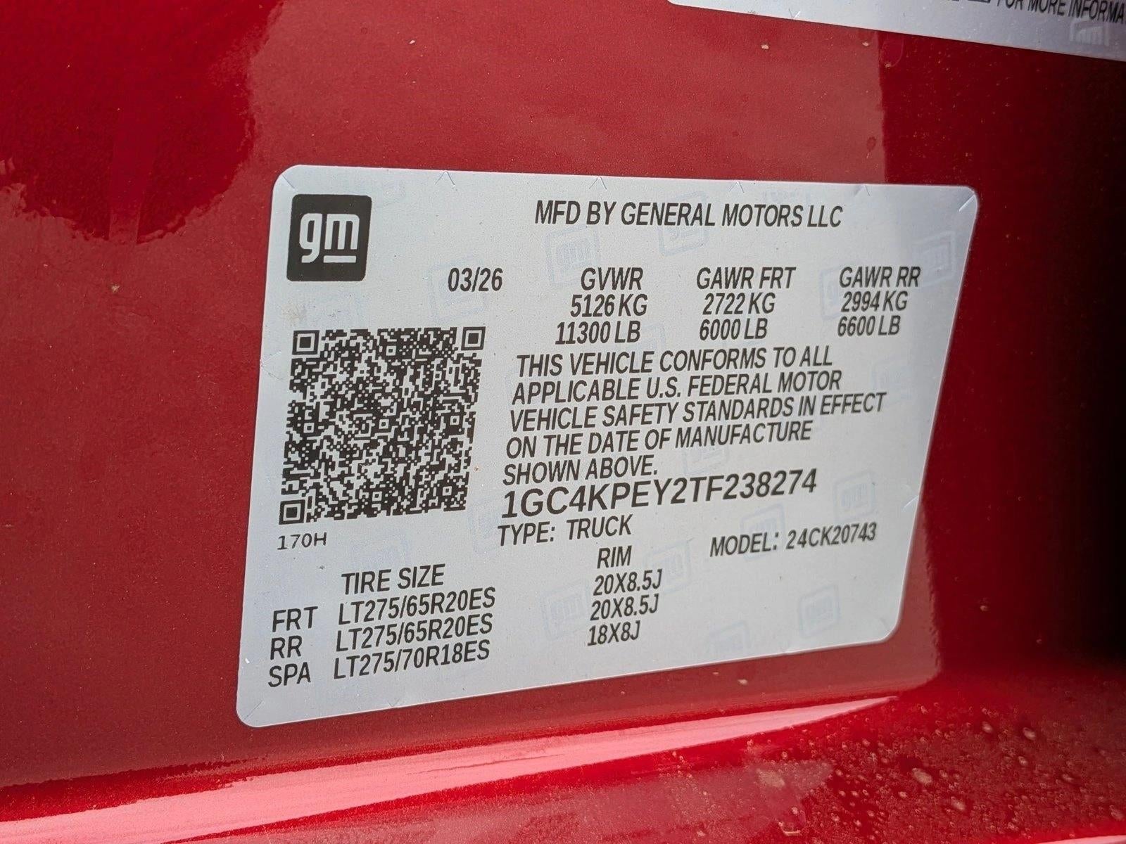 2026 Chevrolet Silverado 2500 HD Crew Cab Standard Box 4-Wheel Drive LTZ