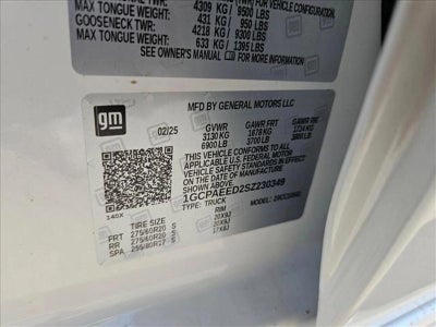 2025 Chevrolet Silverado 1500 Crew Cab Short Box 2-Wheel Drive LTZ