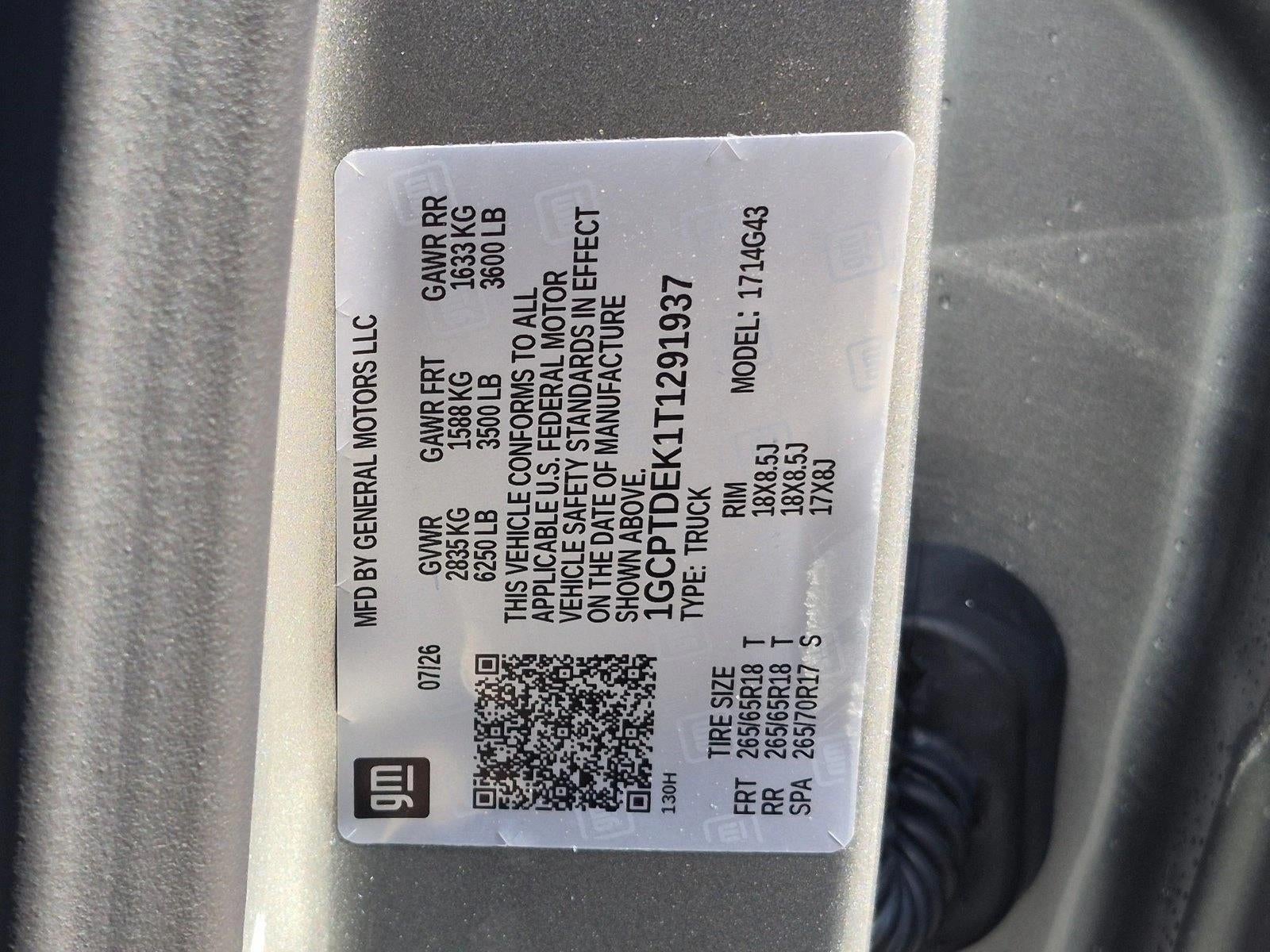2026 Chevrolet Colorado Crew Cab Short Box 4-Wheel Drive Z71