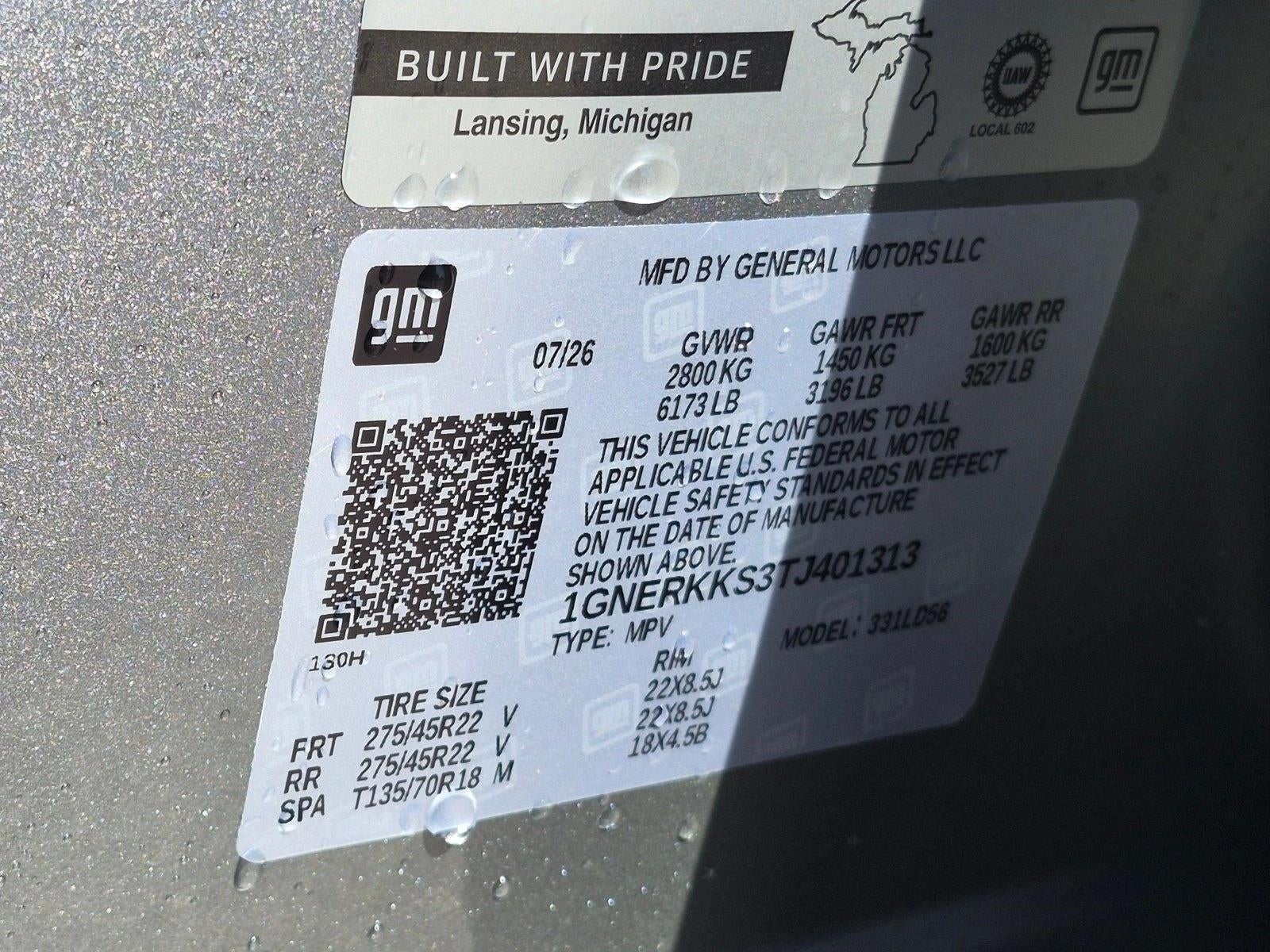 2026 Chevrolet Traverse High Country w/1LZ