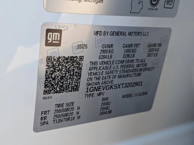 2026 Chevrolet Traverse LT w/2LT