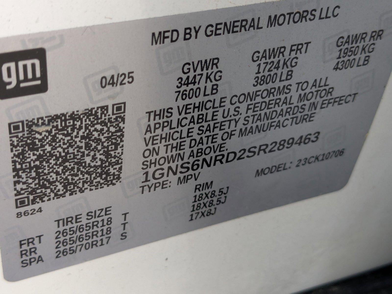 2025 Chevrolet Tahoe 4WD LT