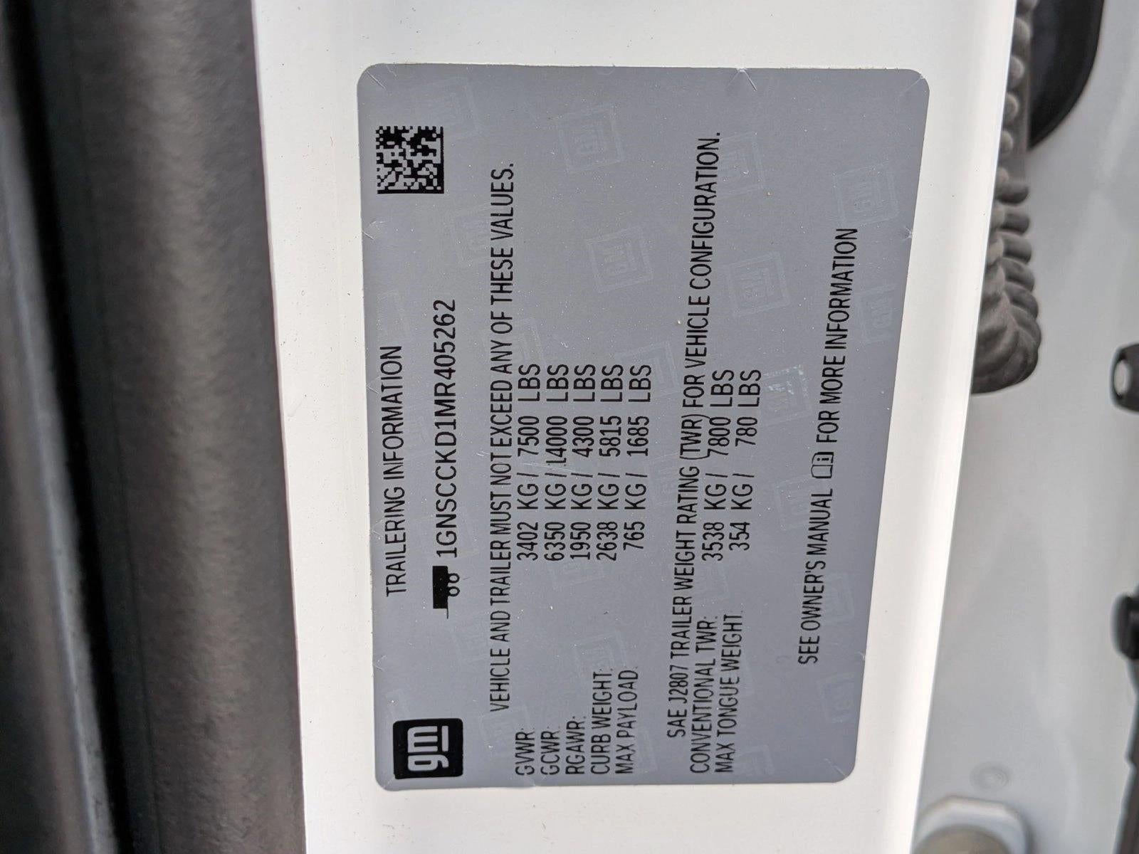 2021 Chevrolet Suburban 2WD LT