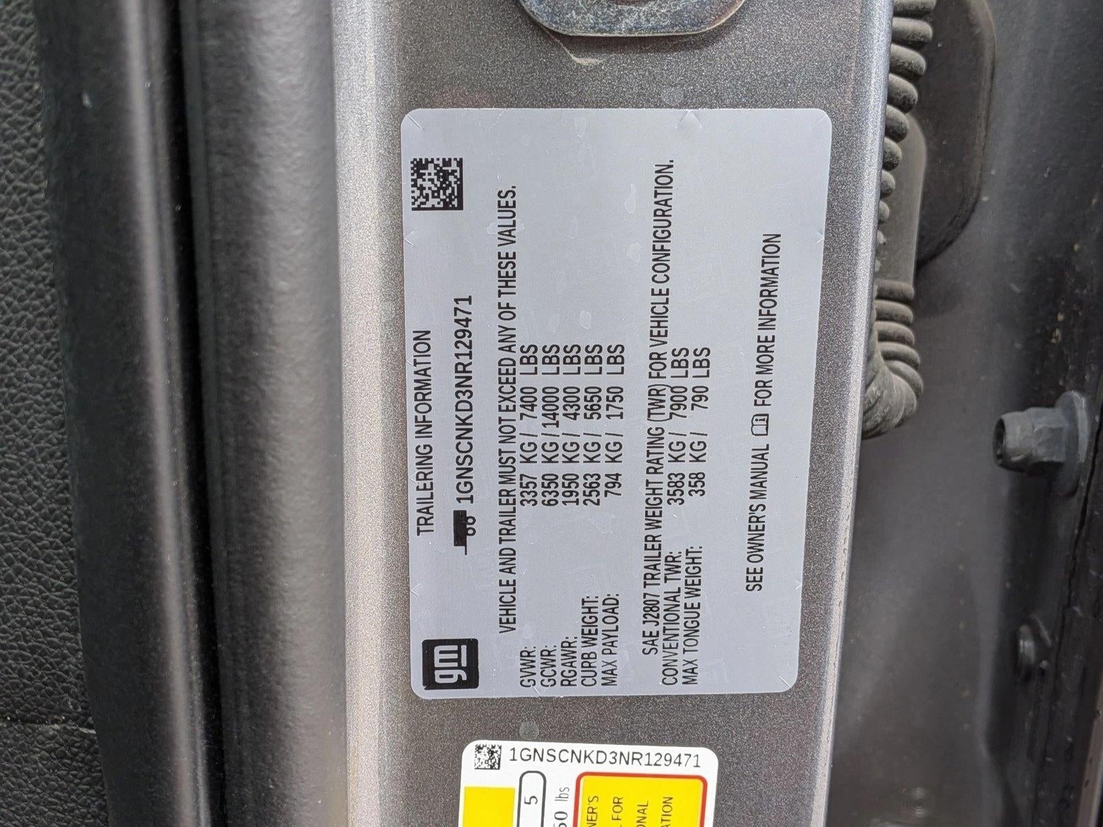 2022 Chevrolet Tahoe 2WD LT