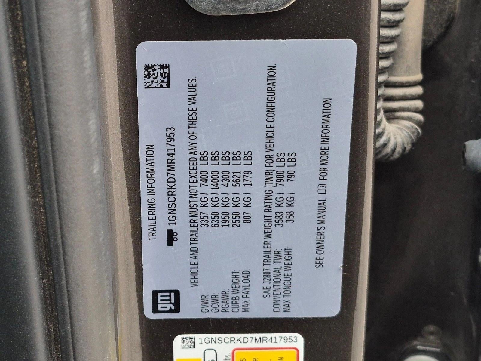 2021 Chevrolet Tahoe 2WD RST