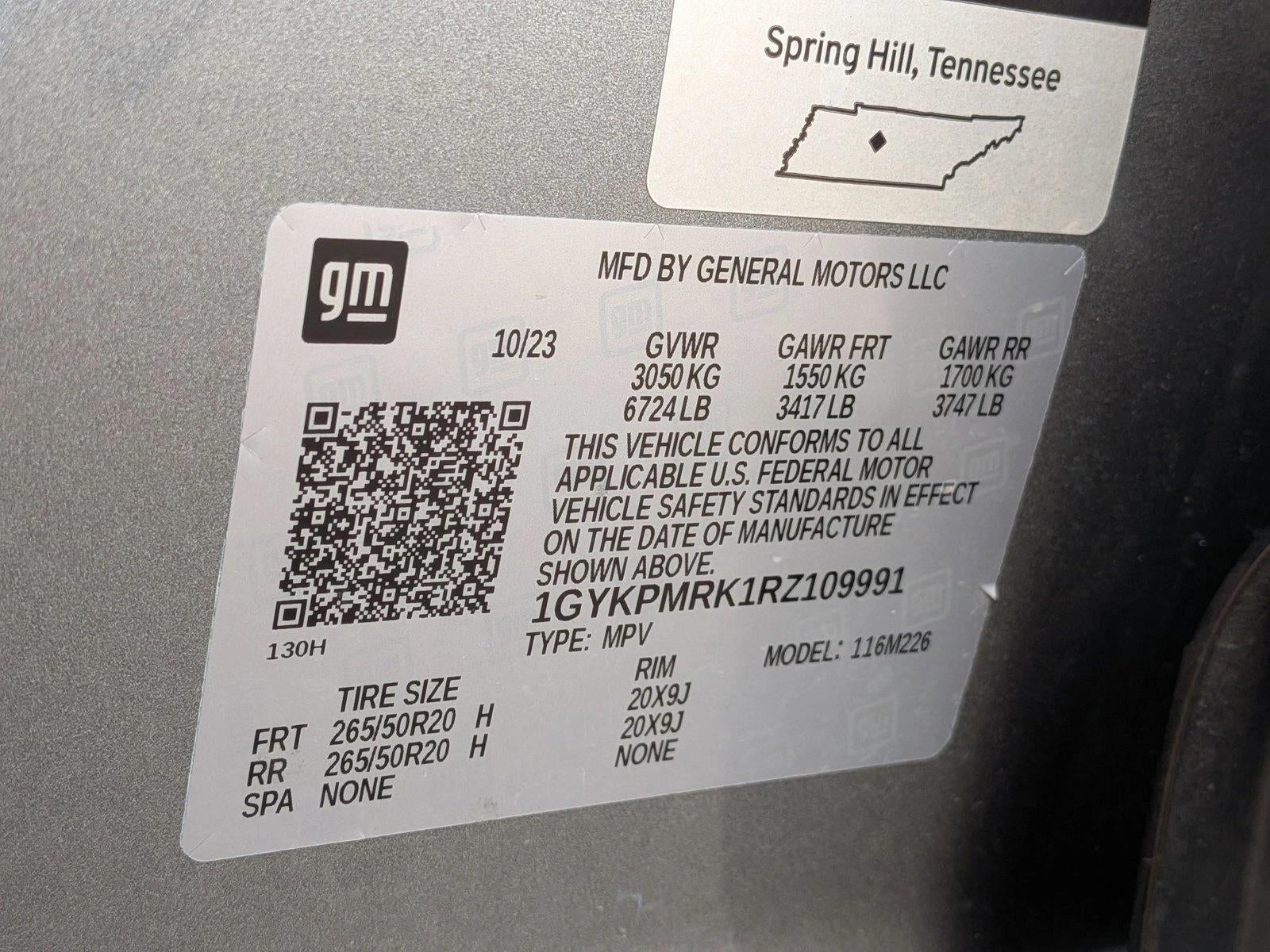 2024 Cadillac LYRIQ 4dr Tech w/1SA