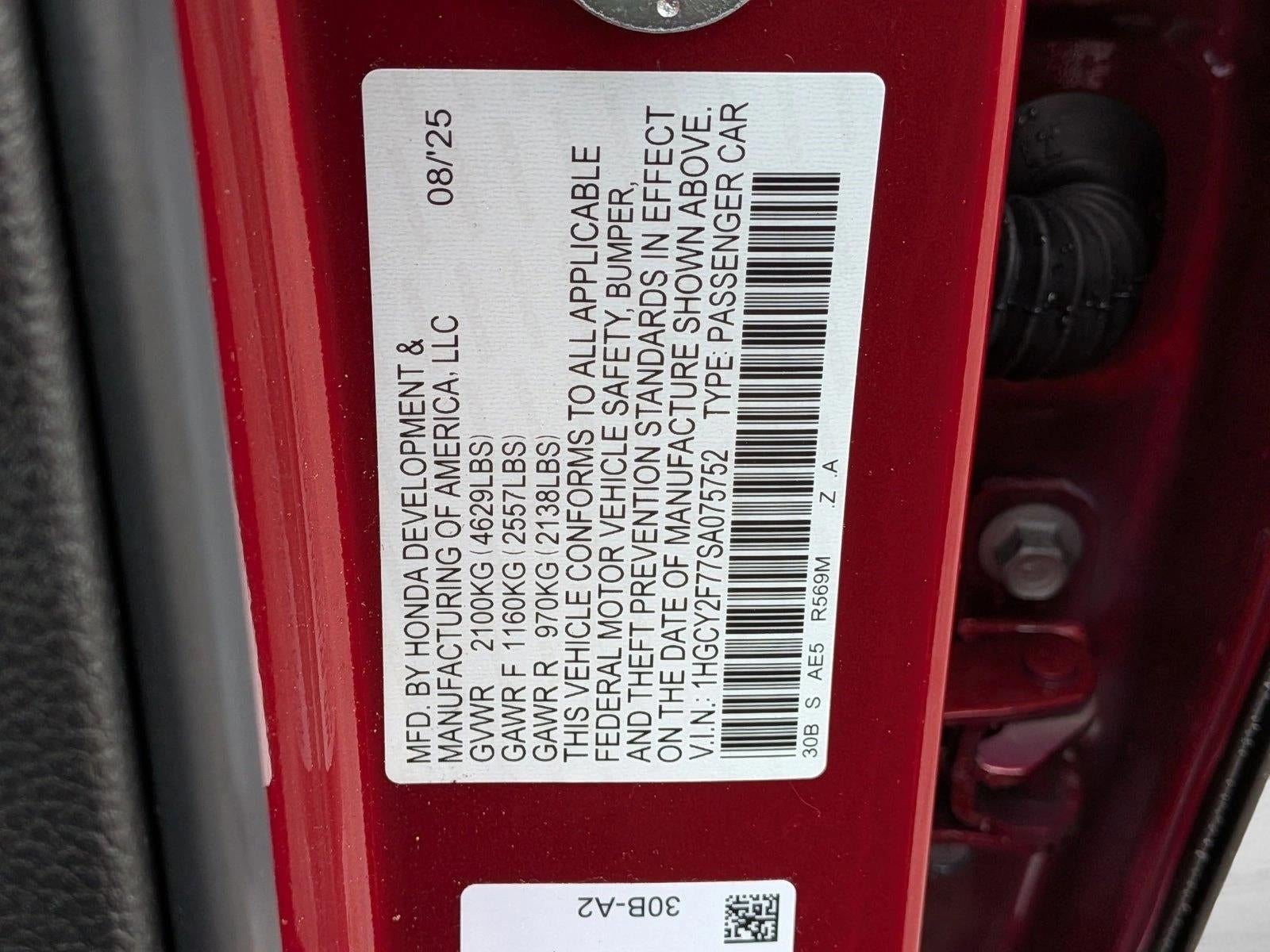 2025 Honda Accord Hybrid Sport-L Sedan