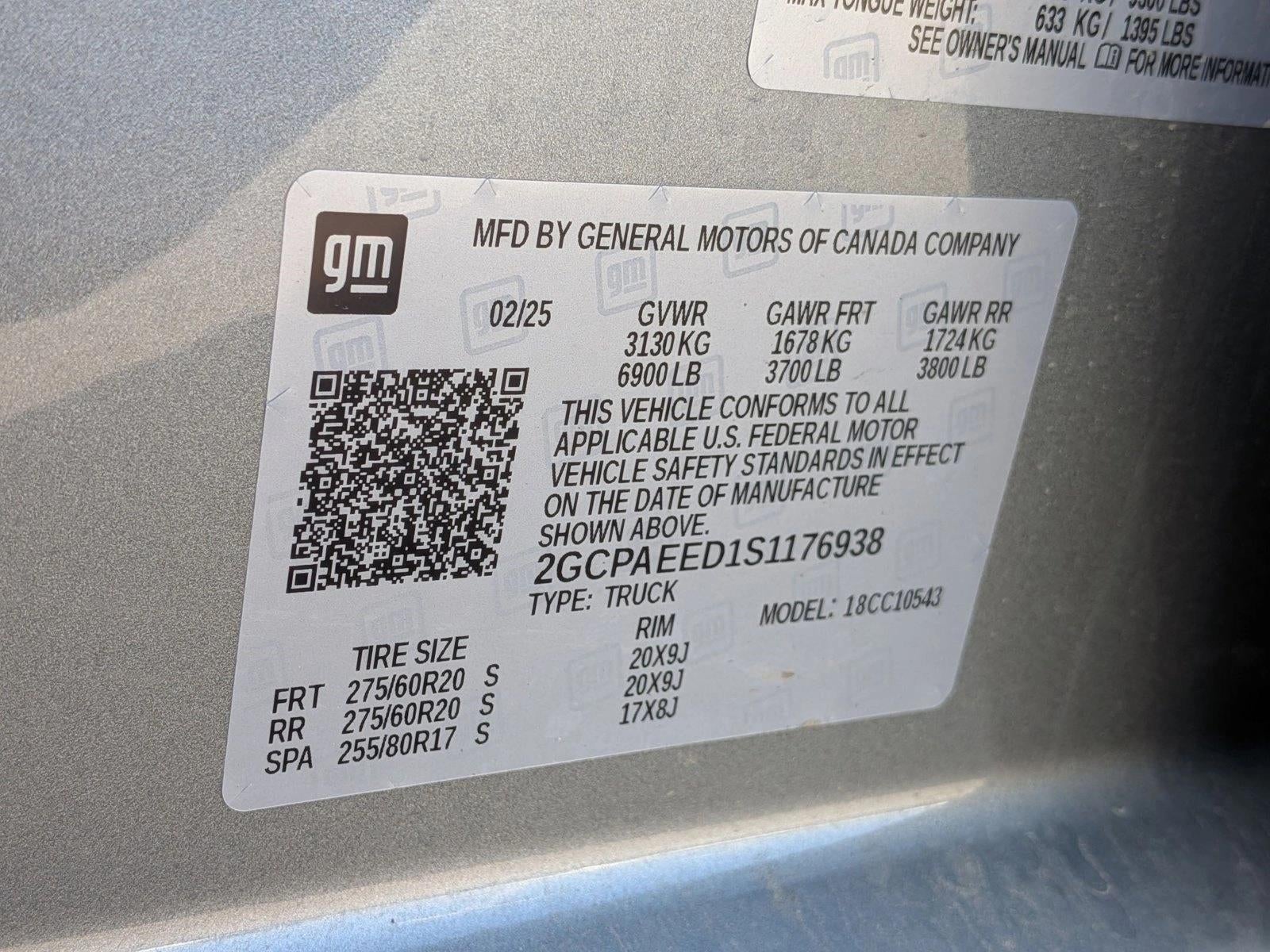 2025 Chevrolet Silverado 1500 Crew Cab Short Box 2-Wheel Drive LTZ