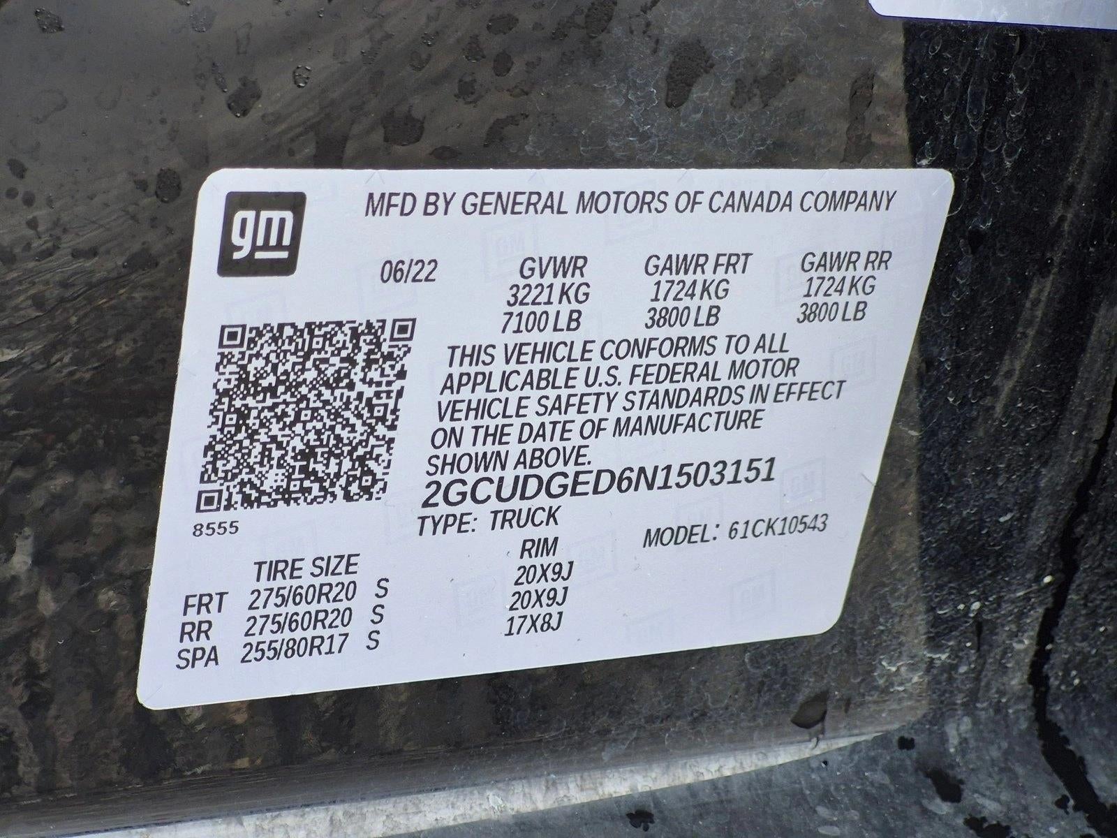 2022 Chevrolet Silverado 1500 Crew Cab Short Box 4-Wheel Drive LTZ