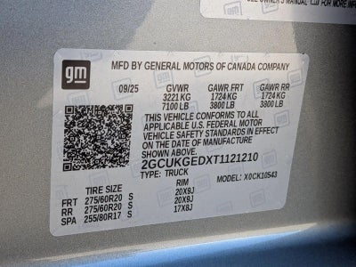 2026 Chevrolet Silverado 1500 Crew Cab Short Box 4-Wheel Drive LTZ