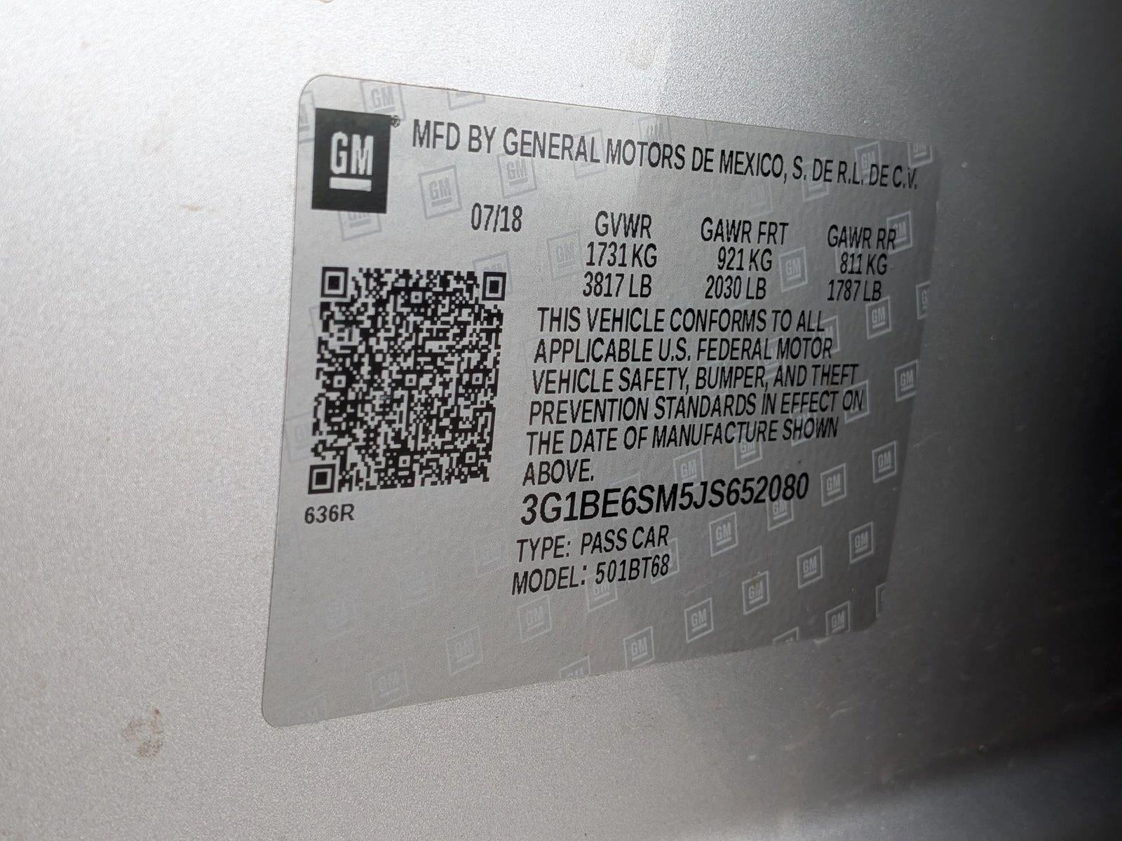 2018 Chevrolet Cruze Hatchback LT (Automatic)