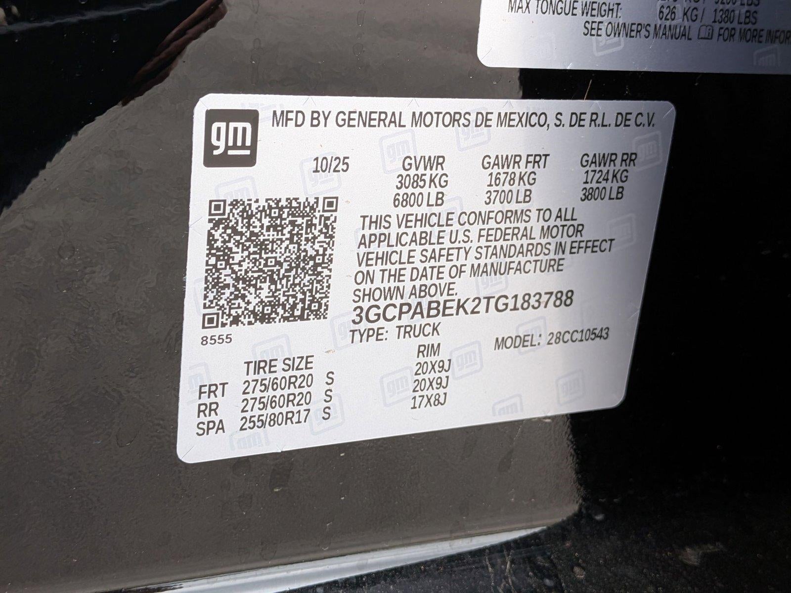 2026 Chevrolet Silverado 1500 Crew Cab Short Box 2-Wheel Drive Custom