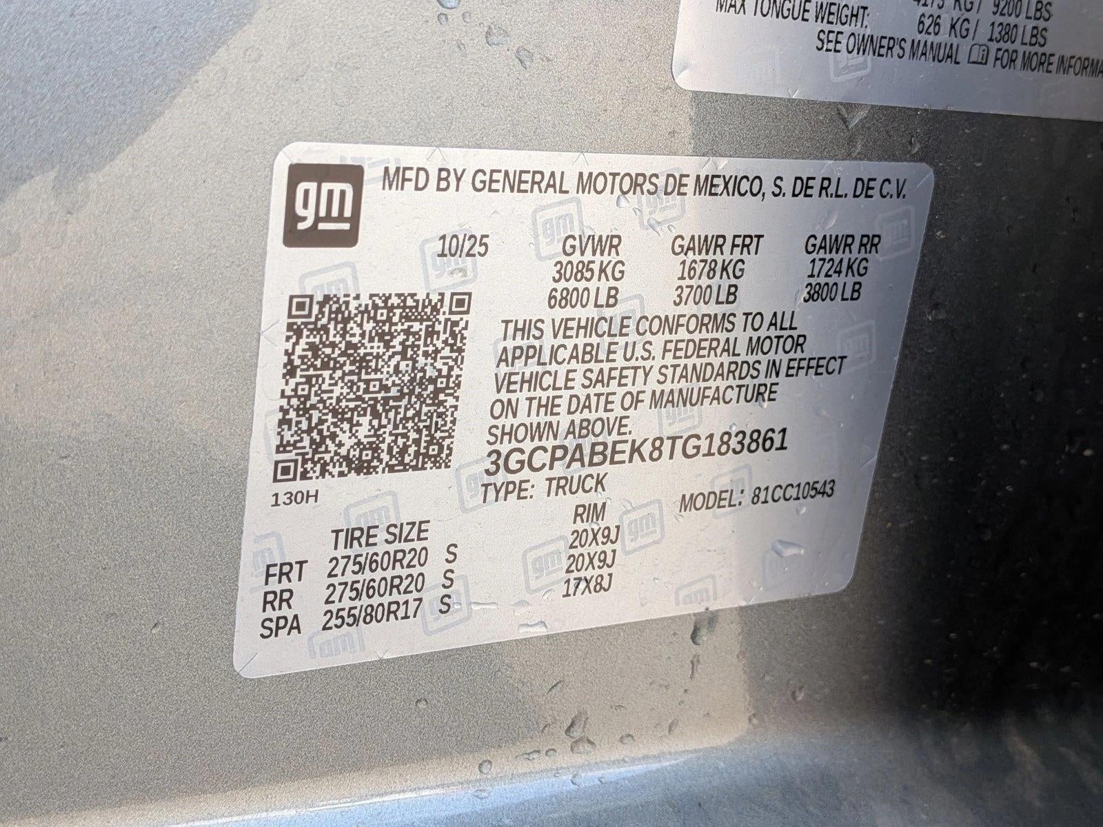 2026 Chevrolet Silverado 1500 Crew Cab Short Box 2-Wheel Drive Custom