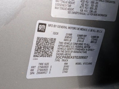 2026 Chevrolet Silverado 1500 Crew Cab Short Box 2-Wheel Drive Custom