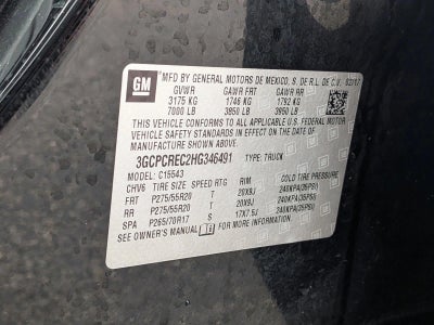 2017 Chevrolet Silverado 1500 Crew Cab Short Box 2-Wheel Drive LT