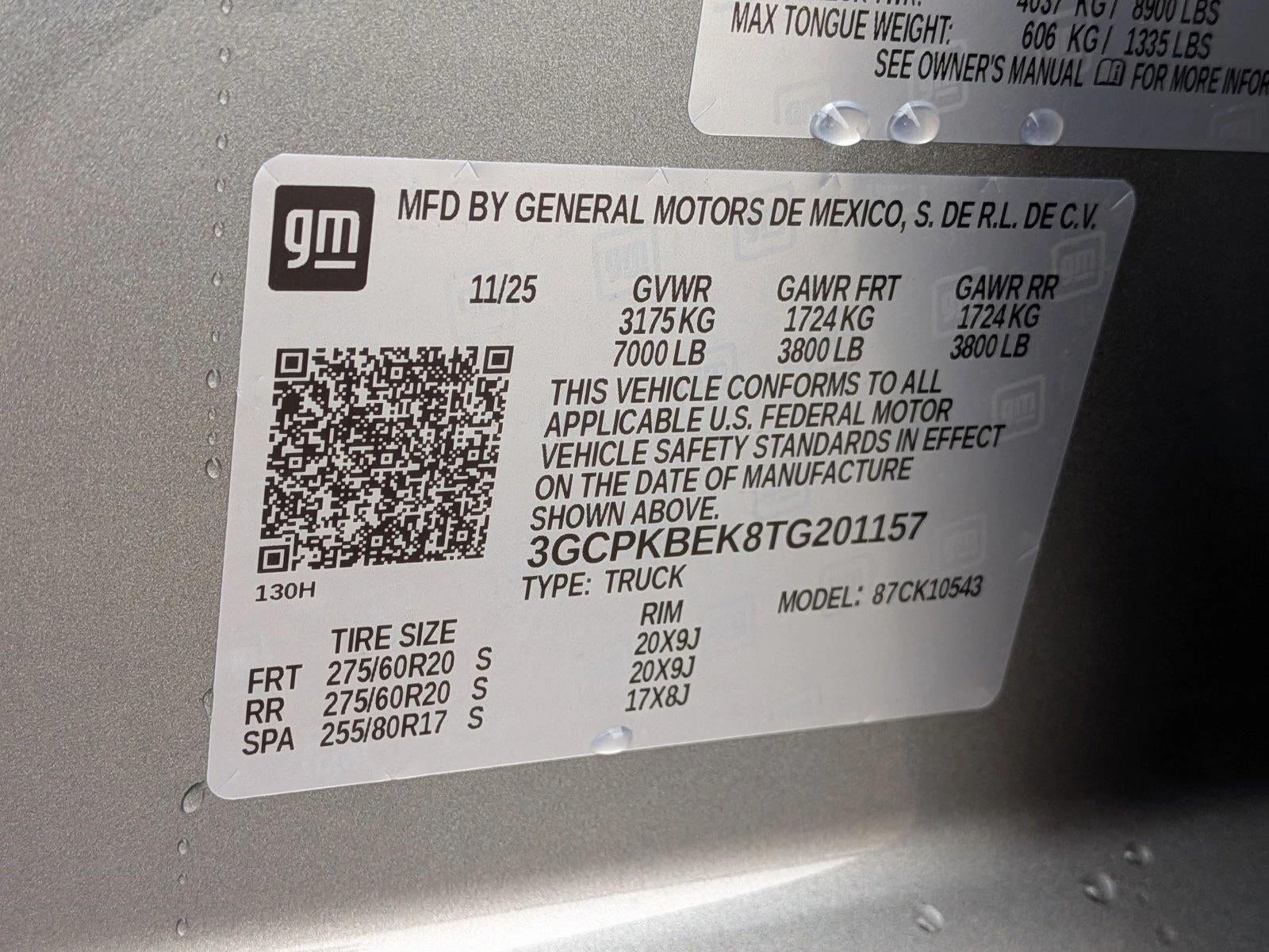 2026 Chevrolet Silverado 1500 Crew Cab Short Box 4-Wheel Drive Custom