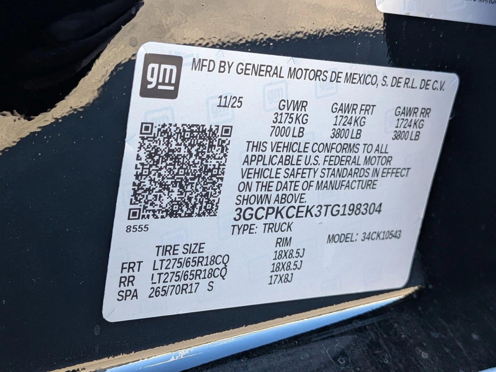 2026 Chevrolet Silverado 1500 Crew Cab Short Box 4-Wheel Drive Custom Trail Boss