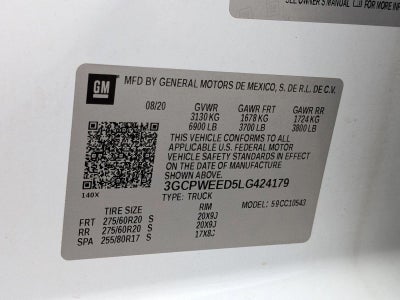 2020 Chevrolet Silverado 1500 Crew Cab Short Box 2-Wheel Drive LTZ