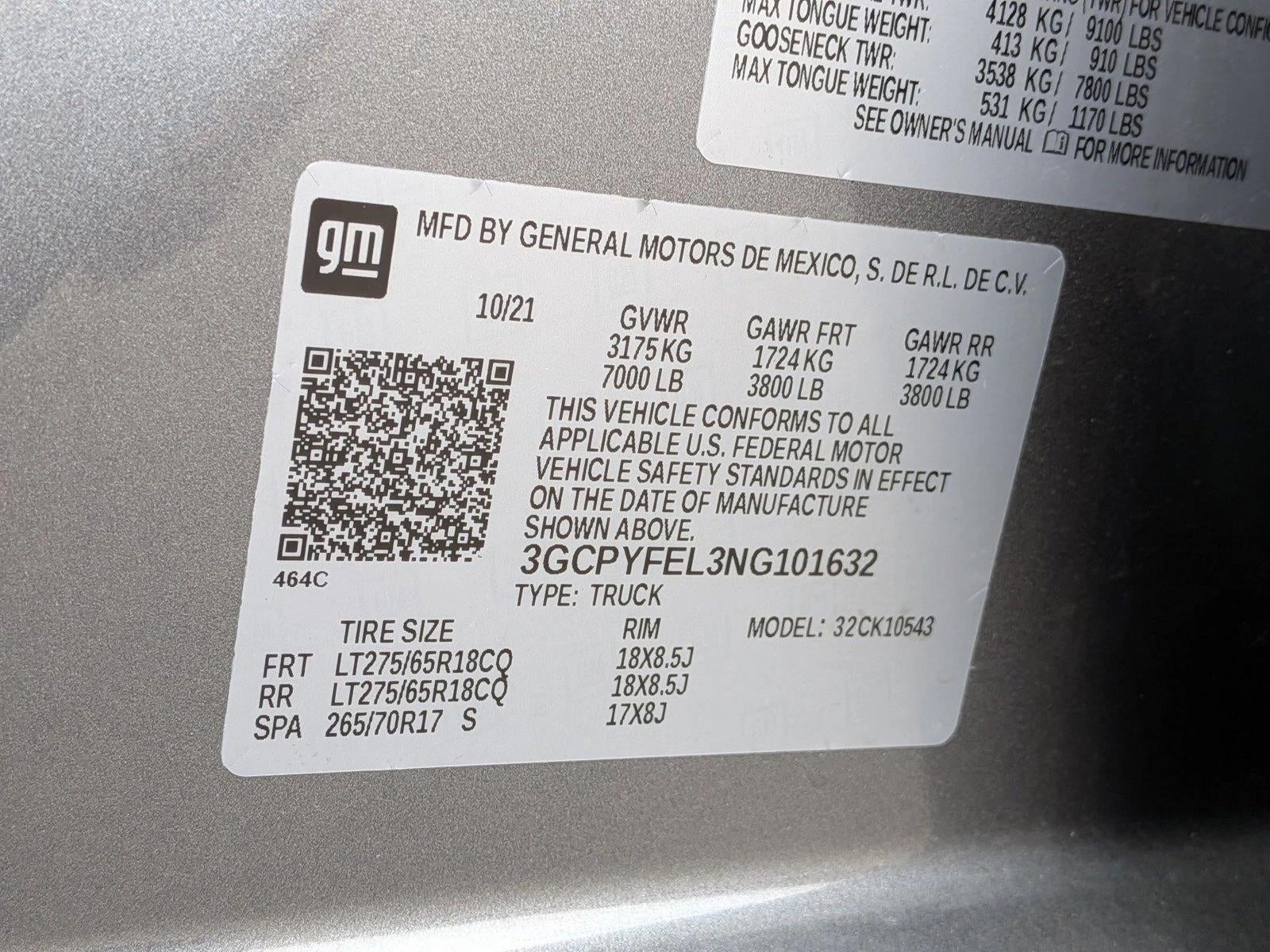 2022 Chevrolet Silverado 1500 LTD Crew Cab Short Box 4-Wheel Drive LT Trail Boss