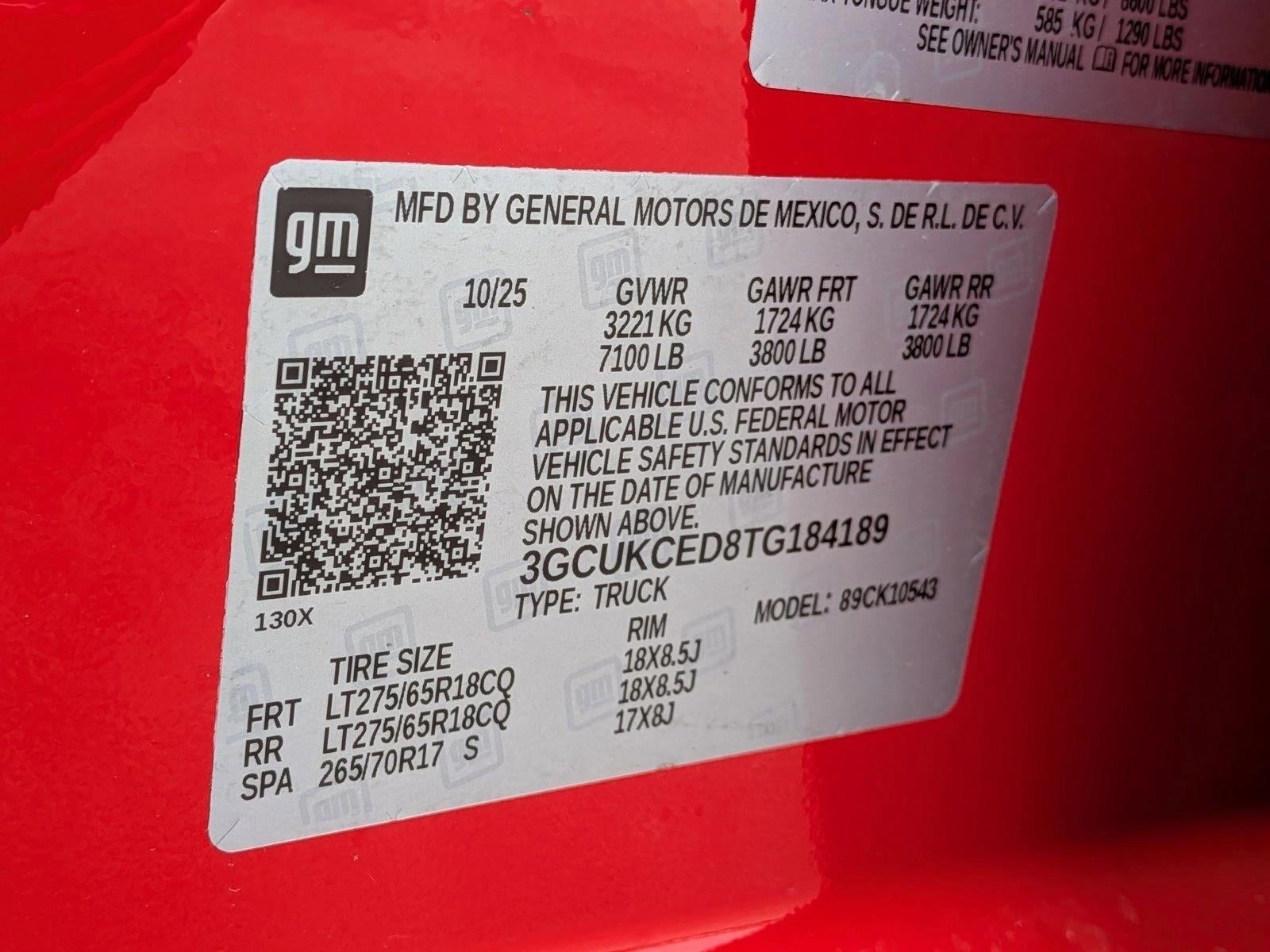 2026 Chevrolet Silverado 1500 Crew Cab Short Box 4-Wheel Drive Custom Trail Boss