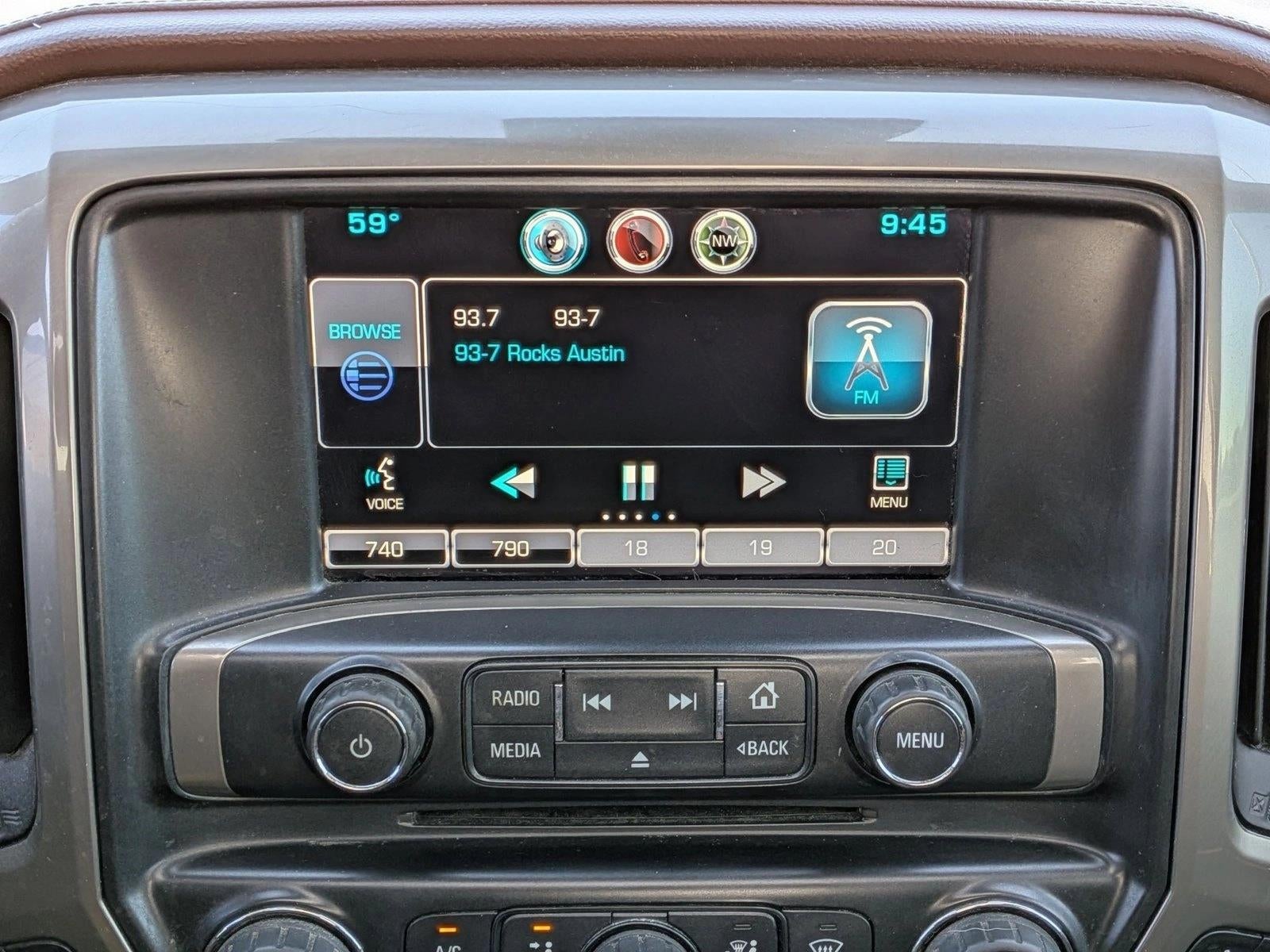 2015 Chevrolet Silverado 1500 Crew Cab Short Box 4-Wheel Drive High Country