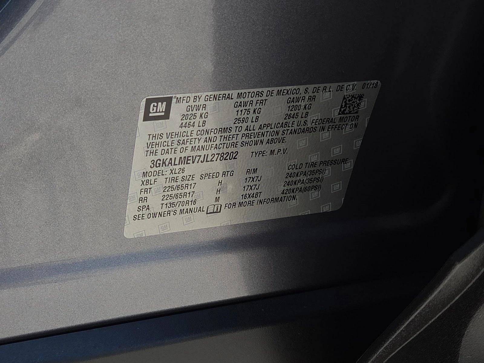 2018 GMC Terrain FWD SLE