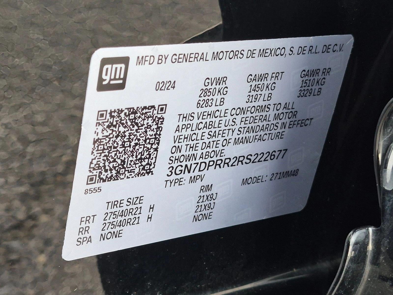 2024 Chevrolet Equinox EV 4dr RS w/0RS *Ltd Avail*