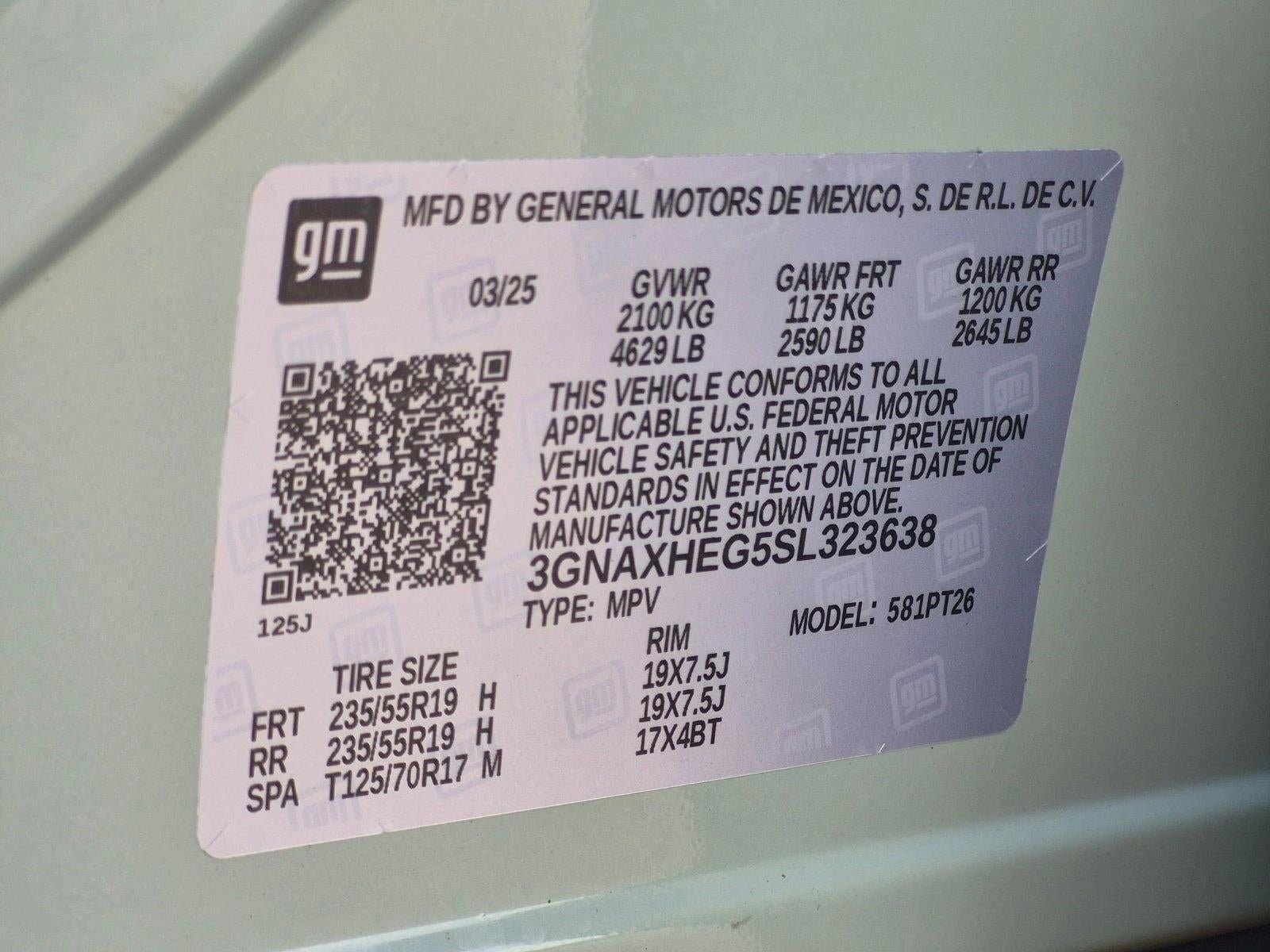 2025 Chevrolet Equinox FWD LT