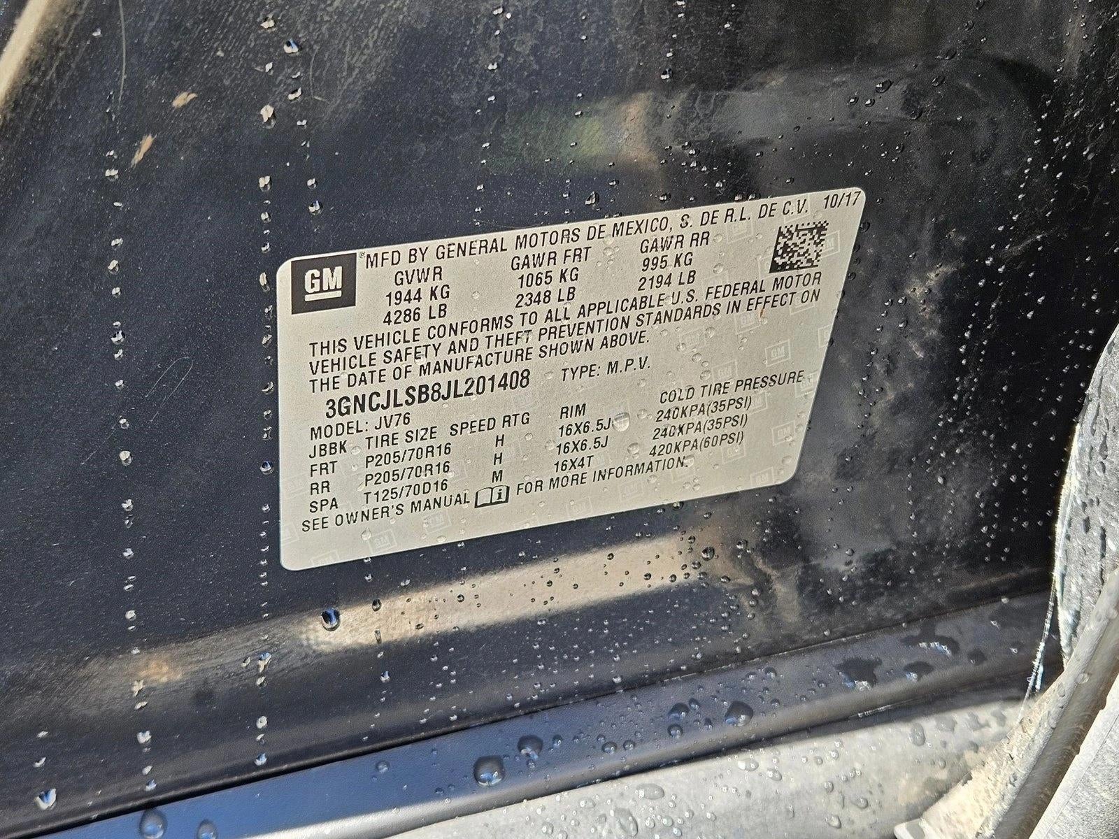 2018 Chevrolet Trax FWD 4dr LT