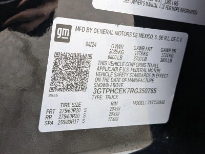 2024 GMC Sierra 1500 Crew Cab Short Box 2-Wheel Drive Elevation