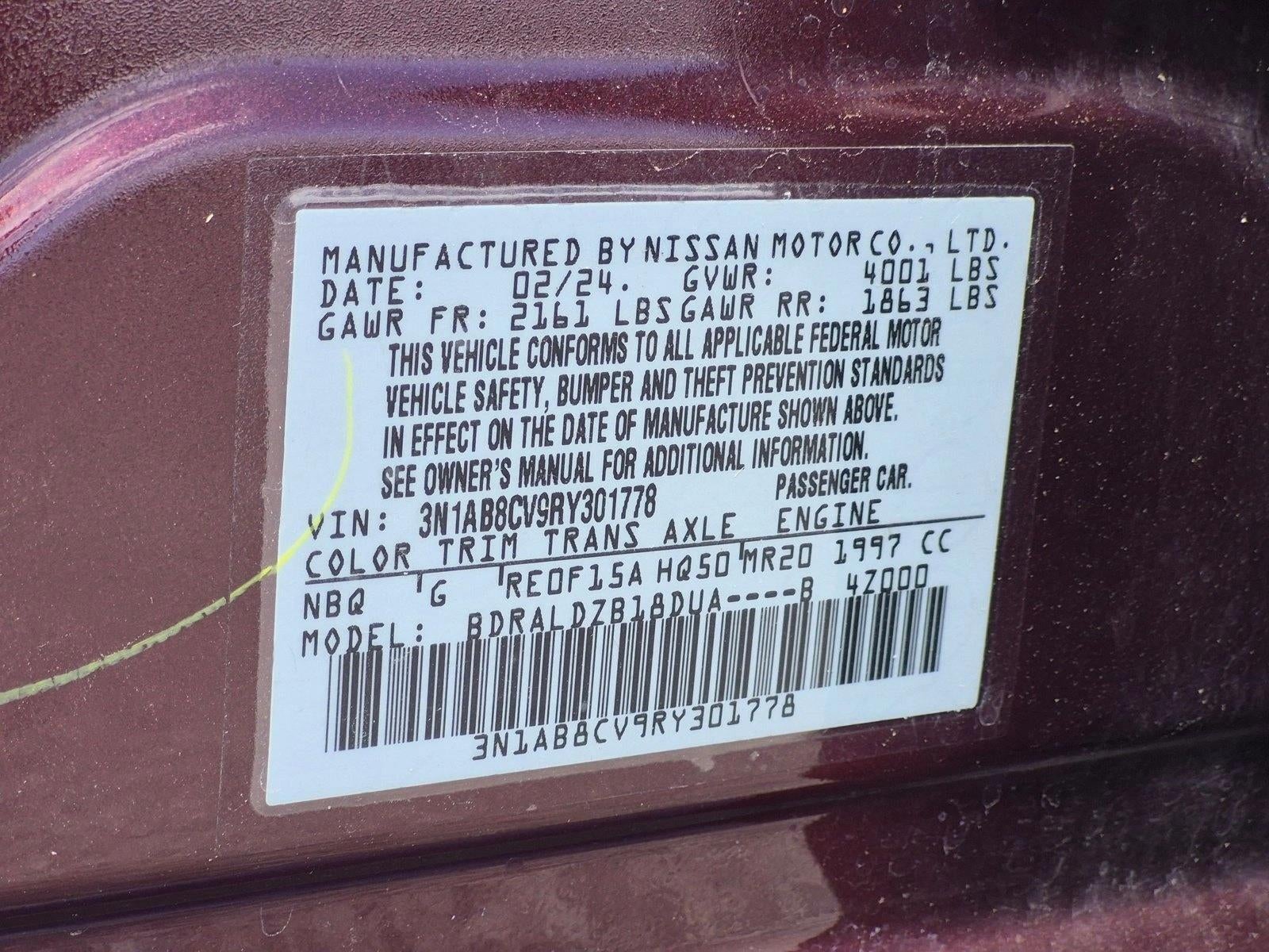 2024 Nissan Sentra SV CVT