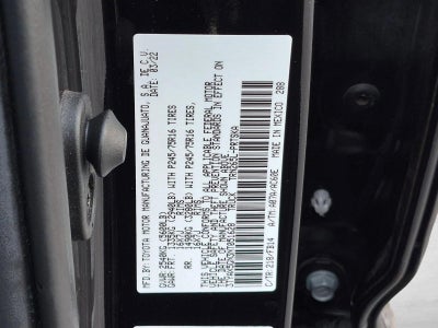 2022 Toyota Tacoma 2WD 2WD SR Double Cab 5' Bed I4 AT (GS)