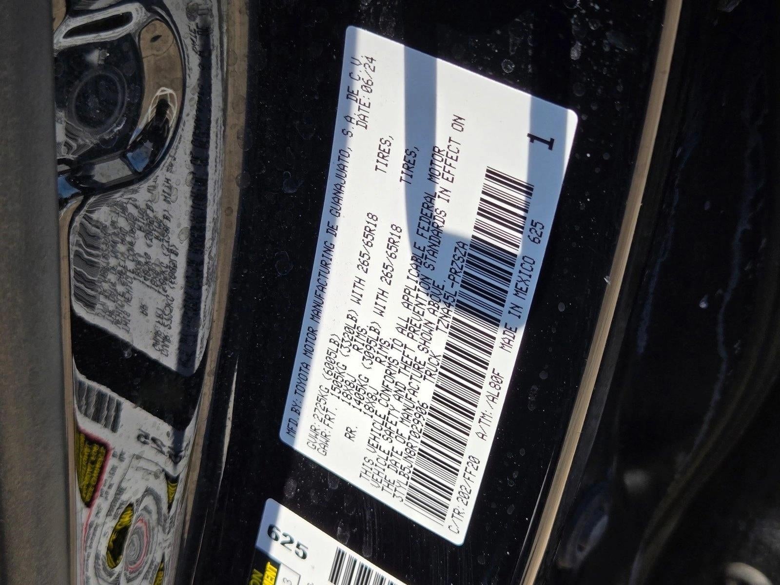 2024 Toyota Tacoma 4WD 4WD SR5 Double Cab 5' Bed AT (Natl)