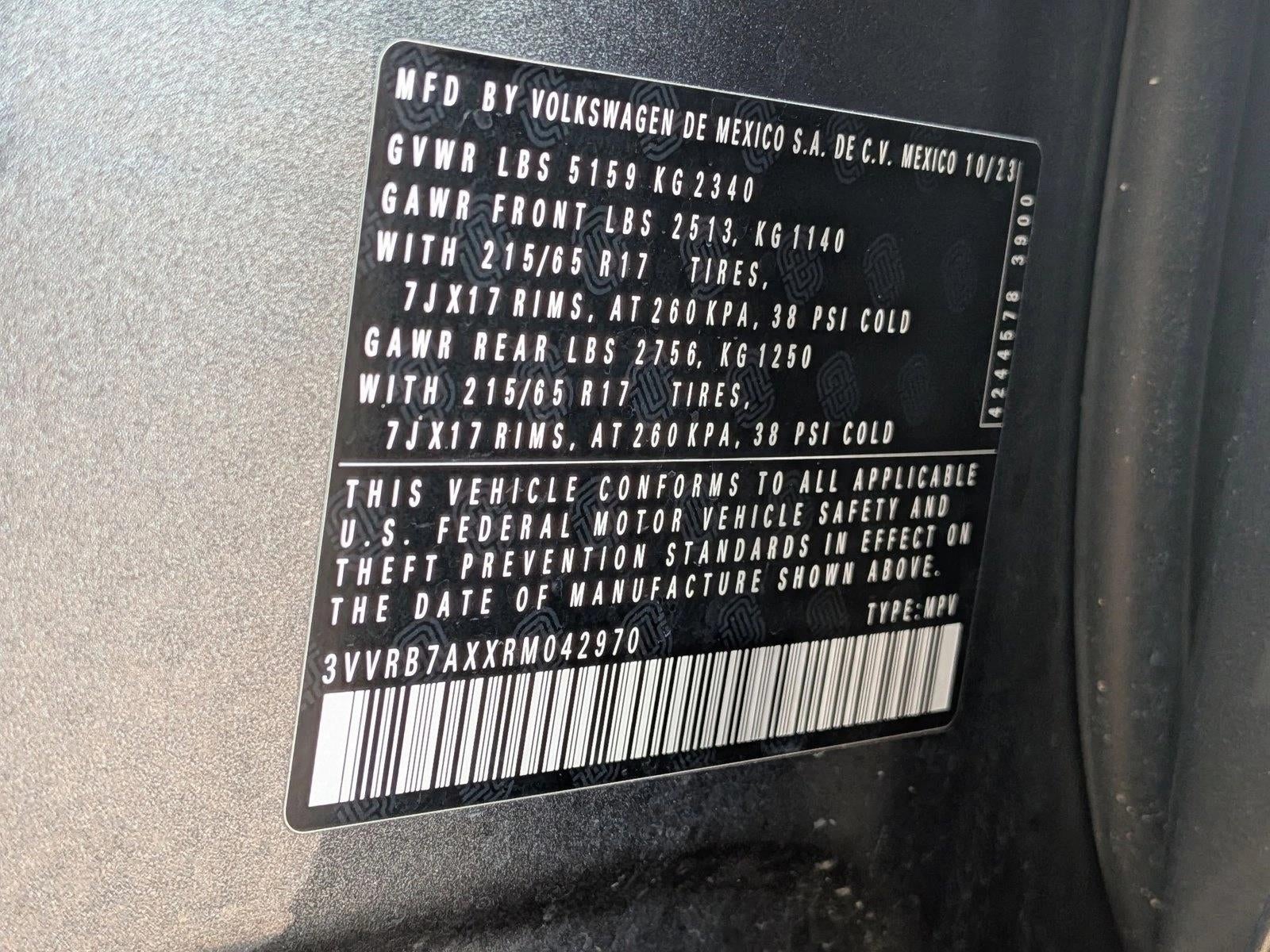 2024 Volkswagen Tiguan 2.0T S FWD