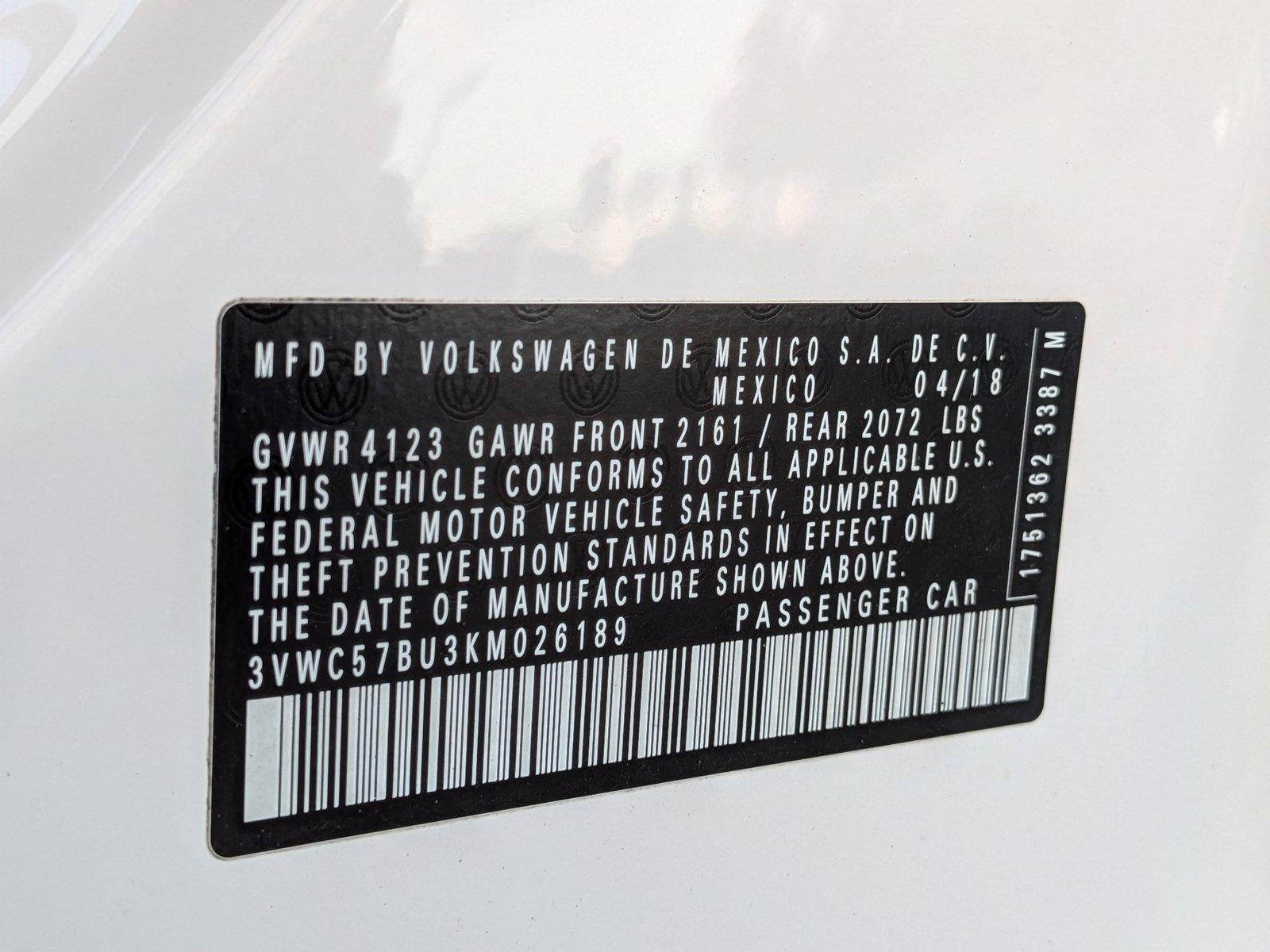 2019 Volkswagen Jetta S Auto w/SULEV