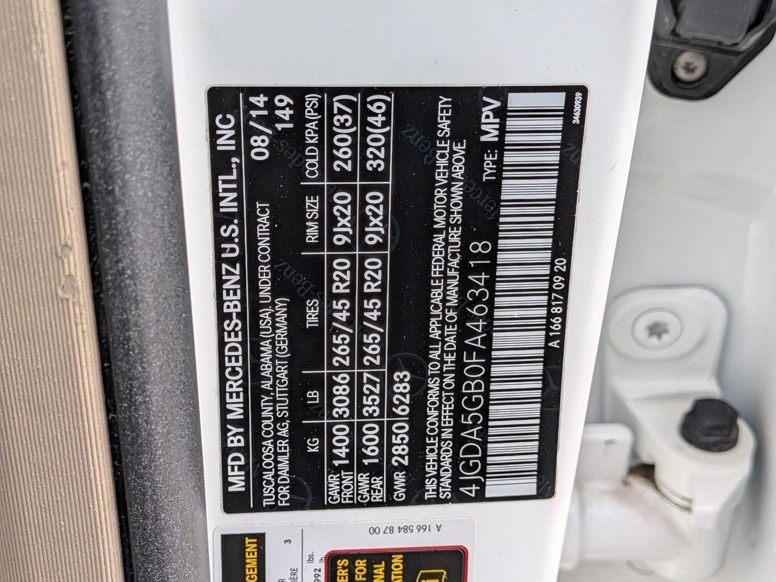 2015 Mercedes-Benz M-Class ML 400 SUV