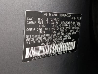 2020 Subaru Outback CVT