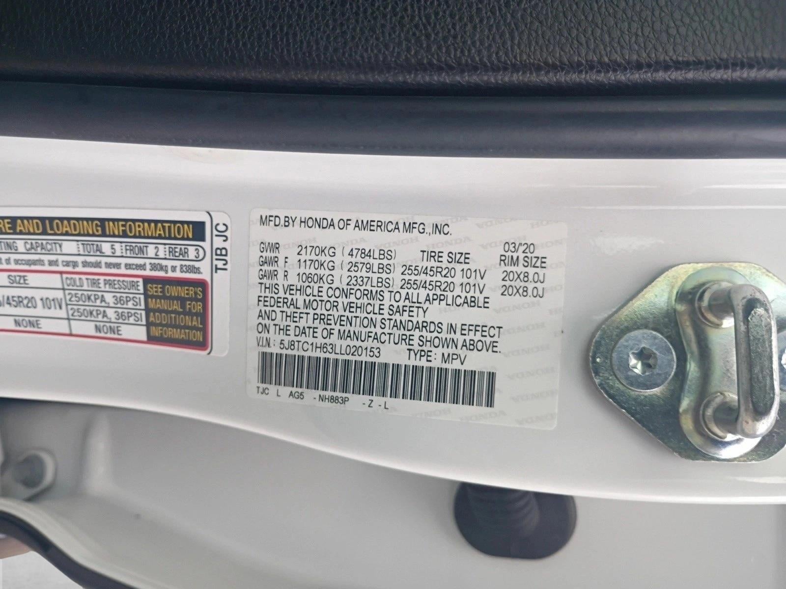 2020 Acura RDX FWD w/A-Spec Pkg