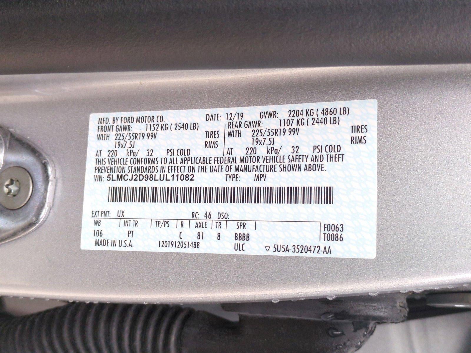 2020 Lincoln Corsair Reserve AWD